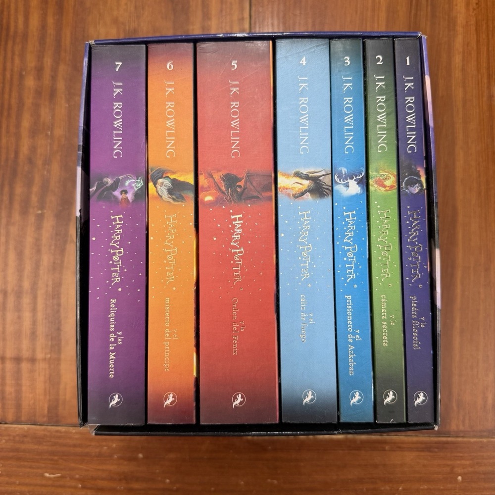 Saga Completa Harry Potter 7 Libros J.K. Rowling Spanish Español Box Set